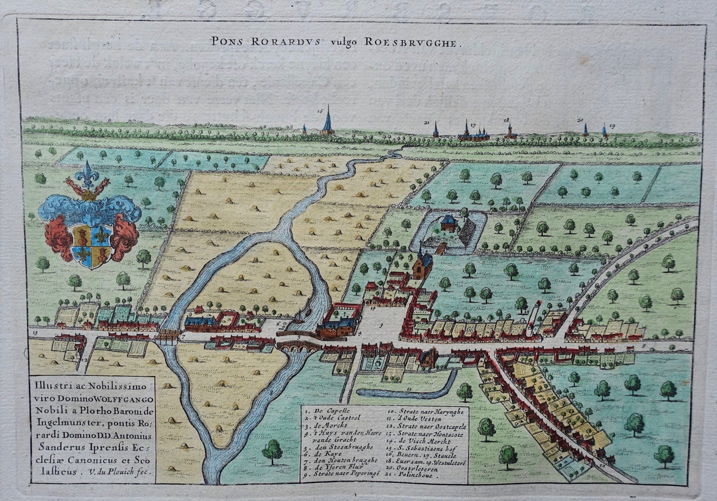 België Roesbrugge (Poperinge) Belgium - J Blaeu - 1649