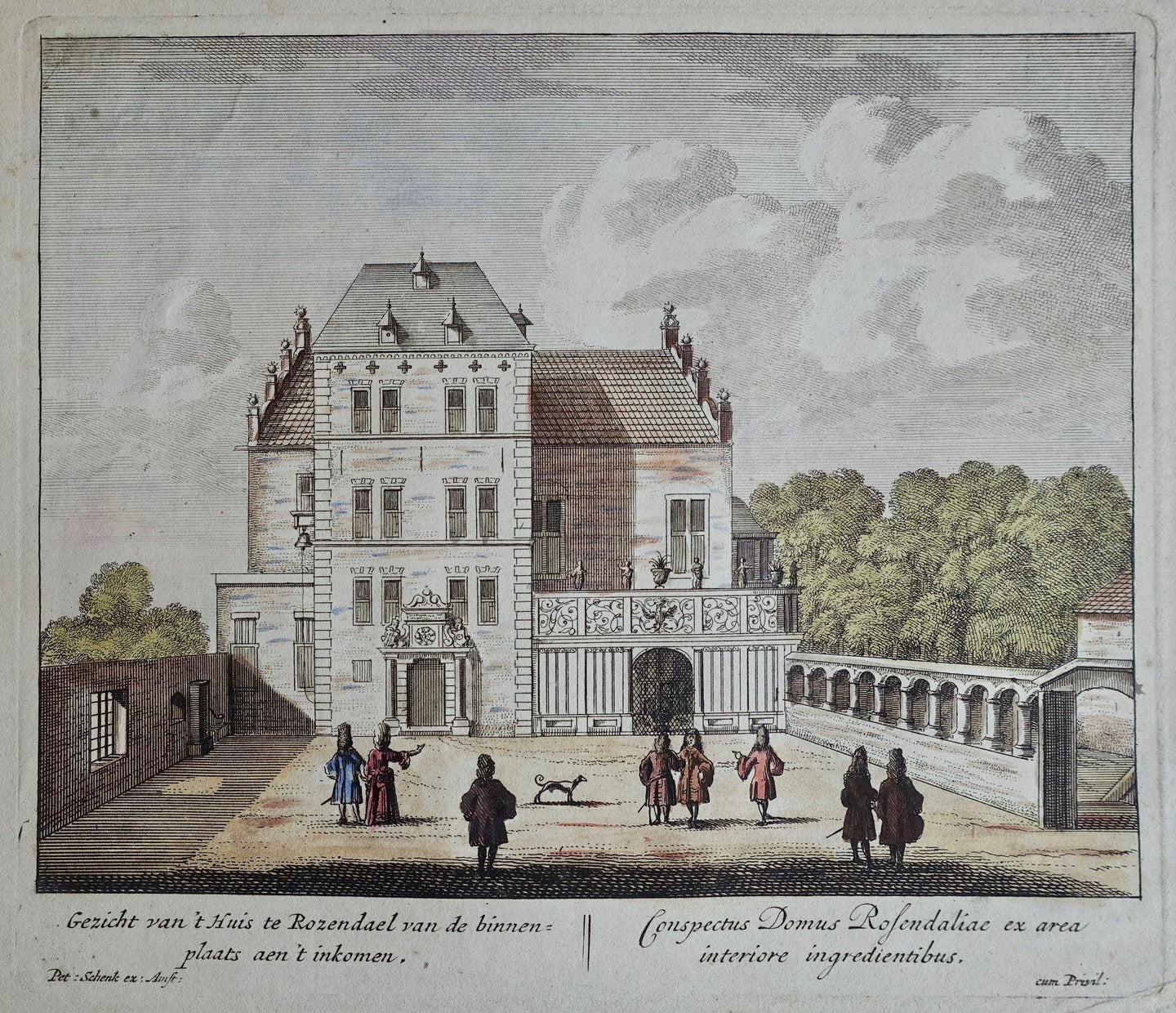 Rozendaal Kasteel Rosendael - P Schenk - ca 1700
