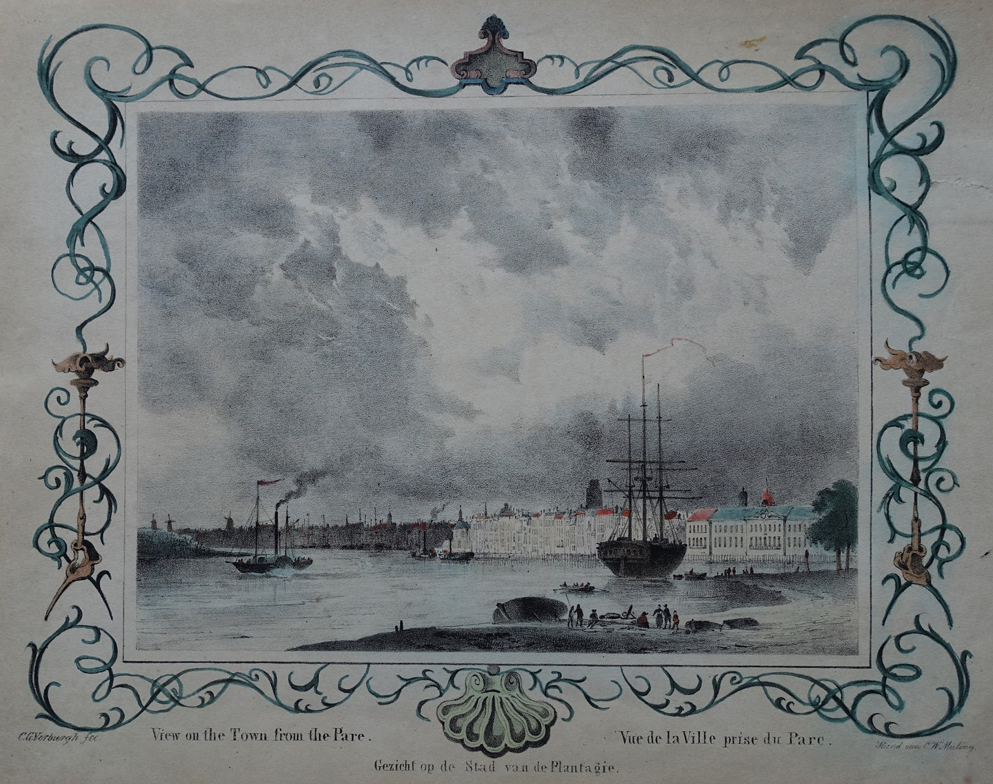 Rotterdam - CW Mieling / CG Verburgh - ca 1840