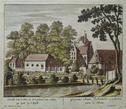 Rozendaal Kasteel Rosendael - P Schenk - ca 1700