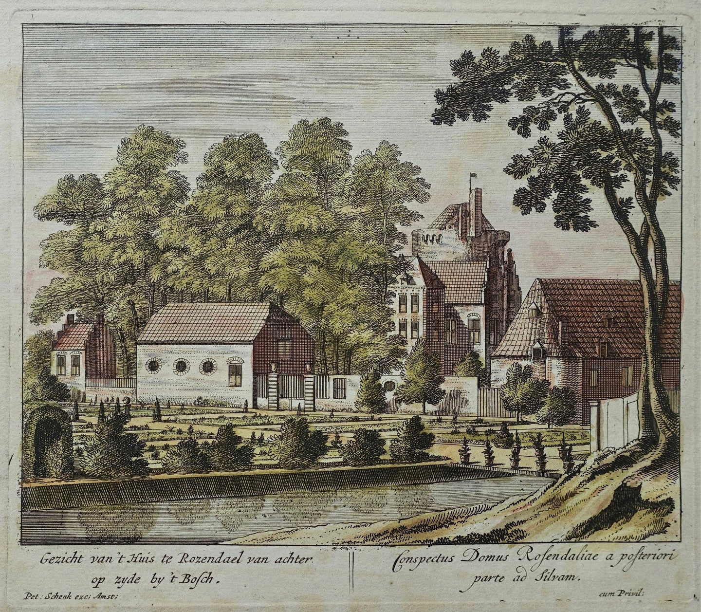 Rozendaal Kasteel Rosendael - P Schenk - ca 1700