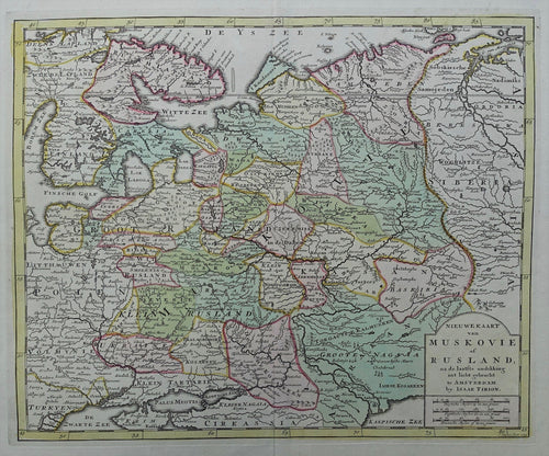 Rusland Russia - I Tirion - 1753