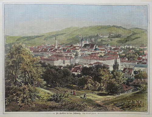 Zwitserland St Gallen Switzerland - E Heyn - ca 1870