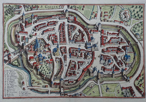 Zwitserland St Gallen Switzerland - M Merian - circa 1640