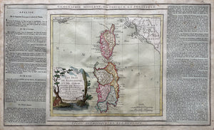 Italië Sardinië Frankrijk Corsica Italy Sardinia France - Louis Brion de la Tour - 1790