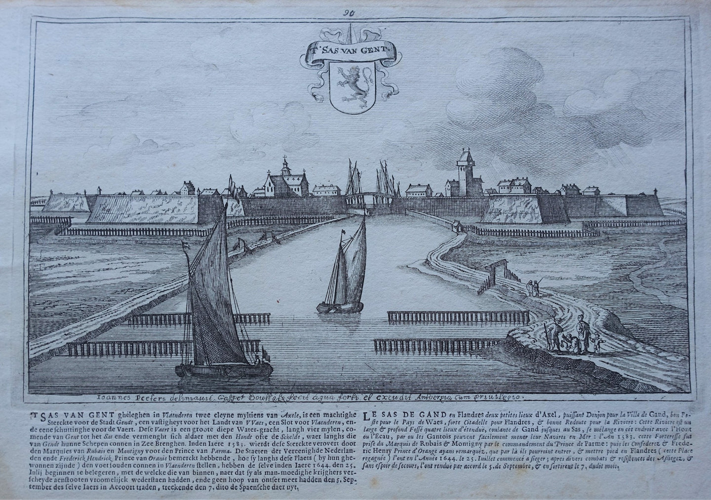 Sas van Gent - J Peeters & C Bouttats - 1674