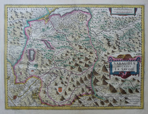 Frankrijk Savoie France Savoy region - H Hondius - 1633