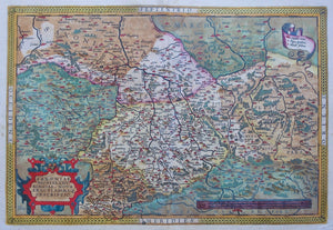 Duitsland Obersachsen, Meissen Thüringen Germany - A Ortelius - 1592