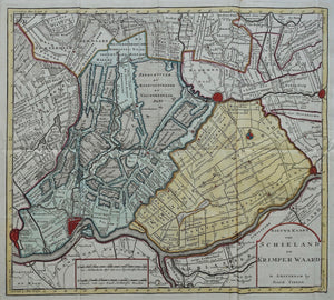 Holland Schieland en Krimpenerwaard - I Tirion - 1753