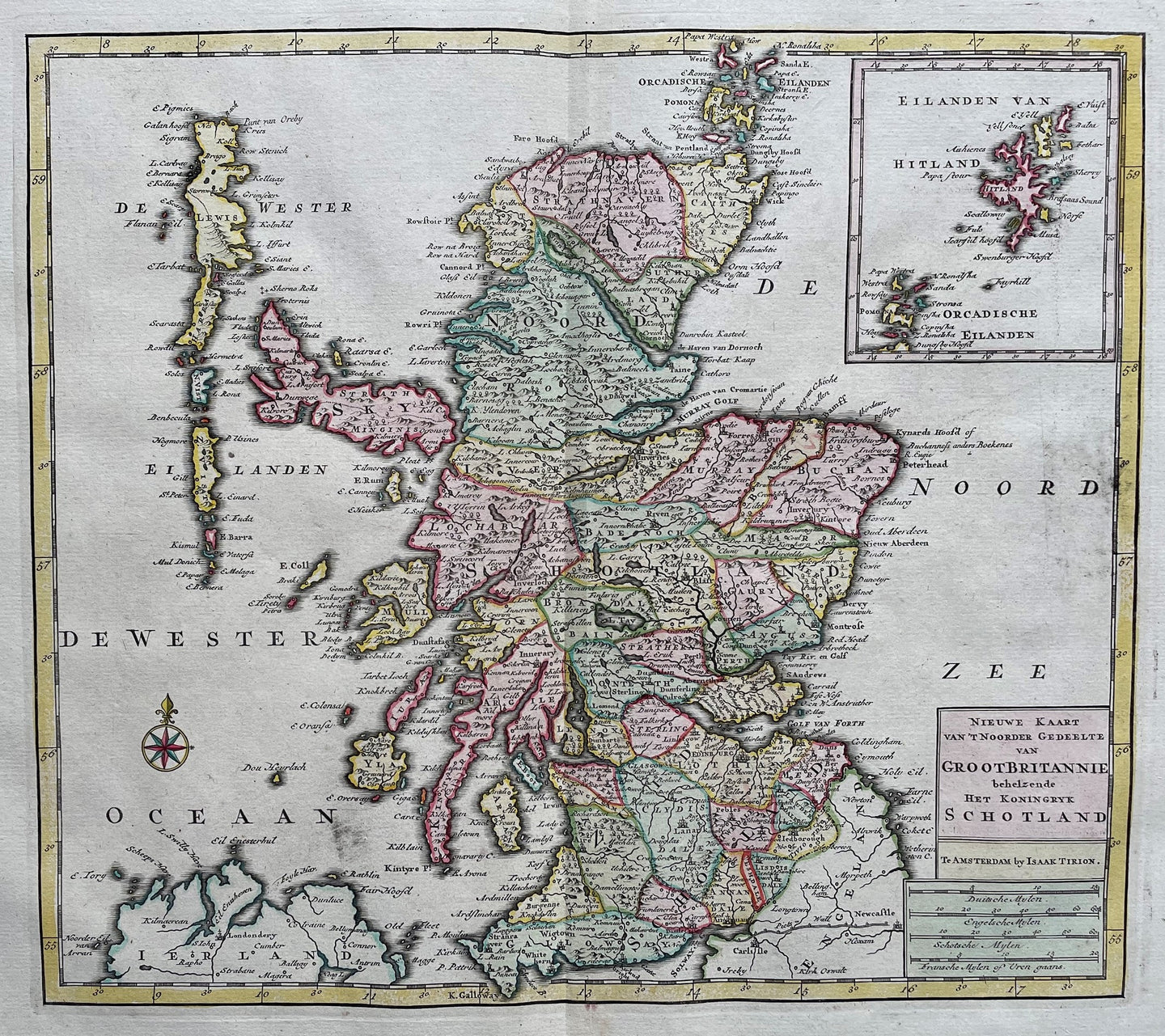 Schotland British Isles Scotland - I Tirion - 1753