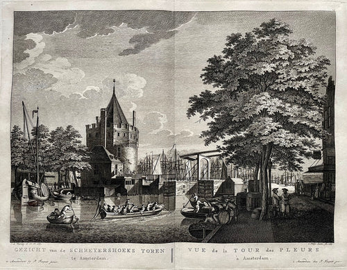 Amsterdam Schreierstoren - P Fouquet - 1783