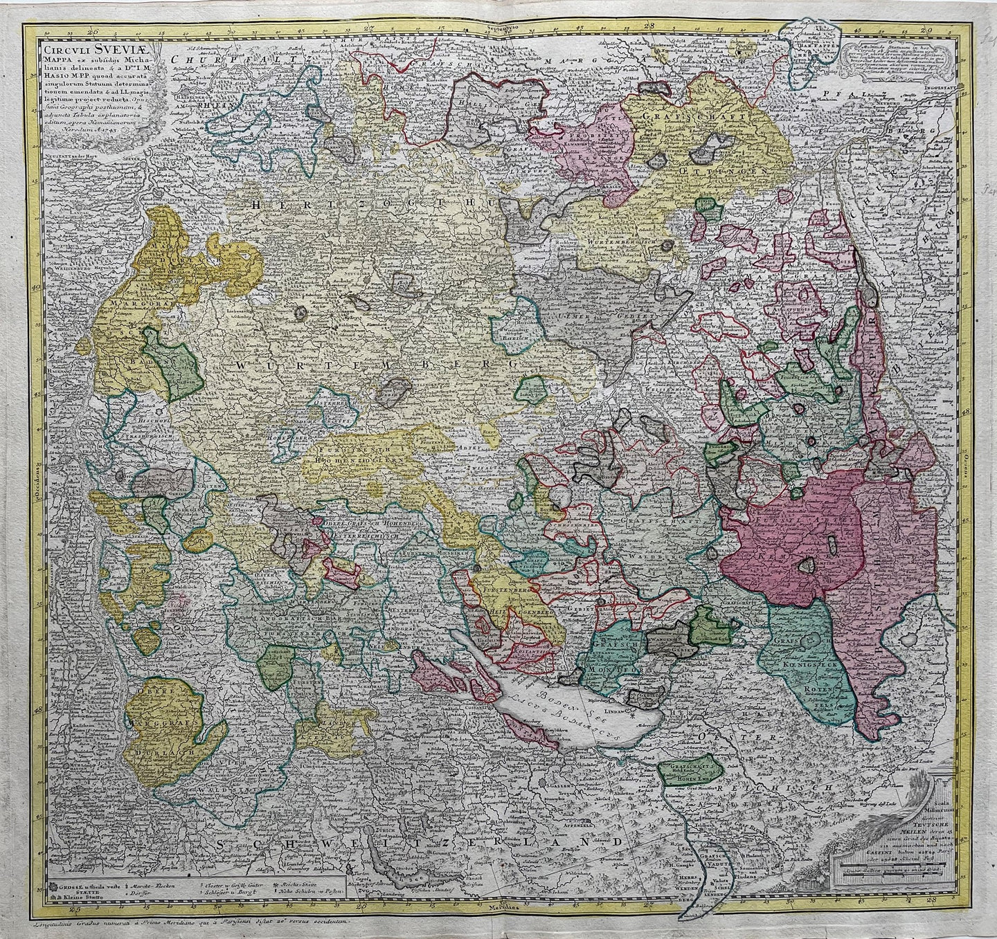 Duitsland Baden-Württemberg Germany - Homann Heirs - 1743