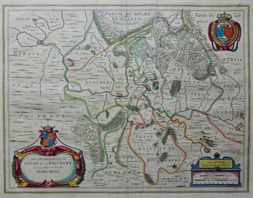 Frankrijk Sedan Raucourt France - Willem en Joan Blaeu - 1638