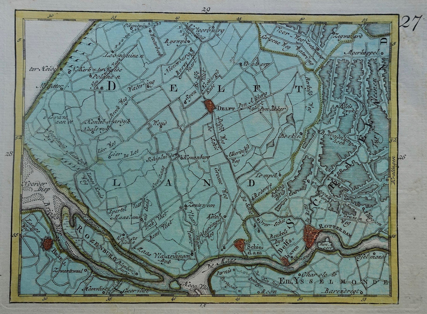 Zuid-Holland Rotterdam / Delft - C en JC Sepp - 1773