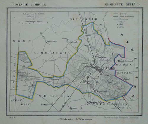 Sittard - J Kuijper /  H Suringar - 1865