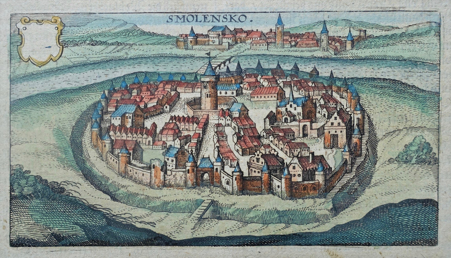 Rusland Russia Smolensk - F Hulsius / JL Gottfried - 1632