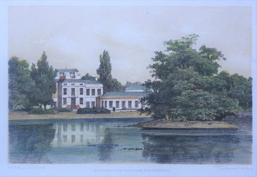 Baarn Paleis Soestdijk - PA Schipperus / S Lankhout & co - ca 1882