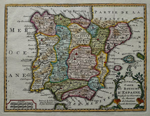 Spanje Spain and Portugal - H de Leth - 1749