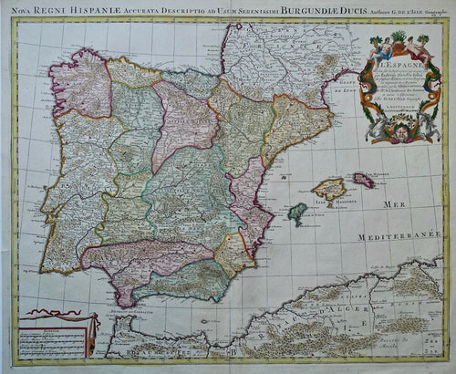 Spanje - J Covens & C Mortier / G de l' Isle - 1741