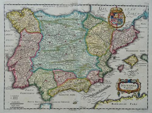 Spanje Spain - M Merian - 1646