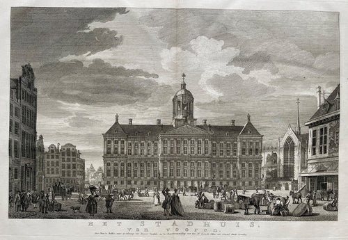 Amsterdam Dam Paleis - I Tirion / J Wagenaar - 1765