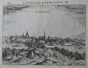 Zweden Stockholm Sweden - P Bertius / J Janssonius - 1616