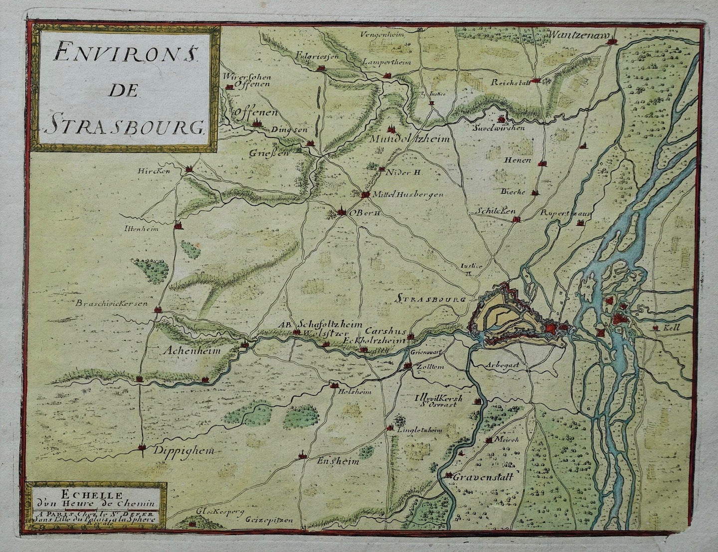 Frankrijk Straatsburg France Strasbourg - N de Fer - 1705