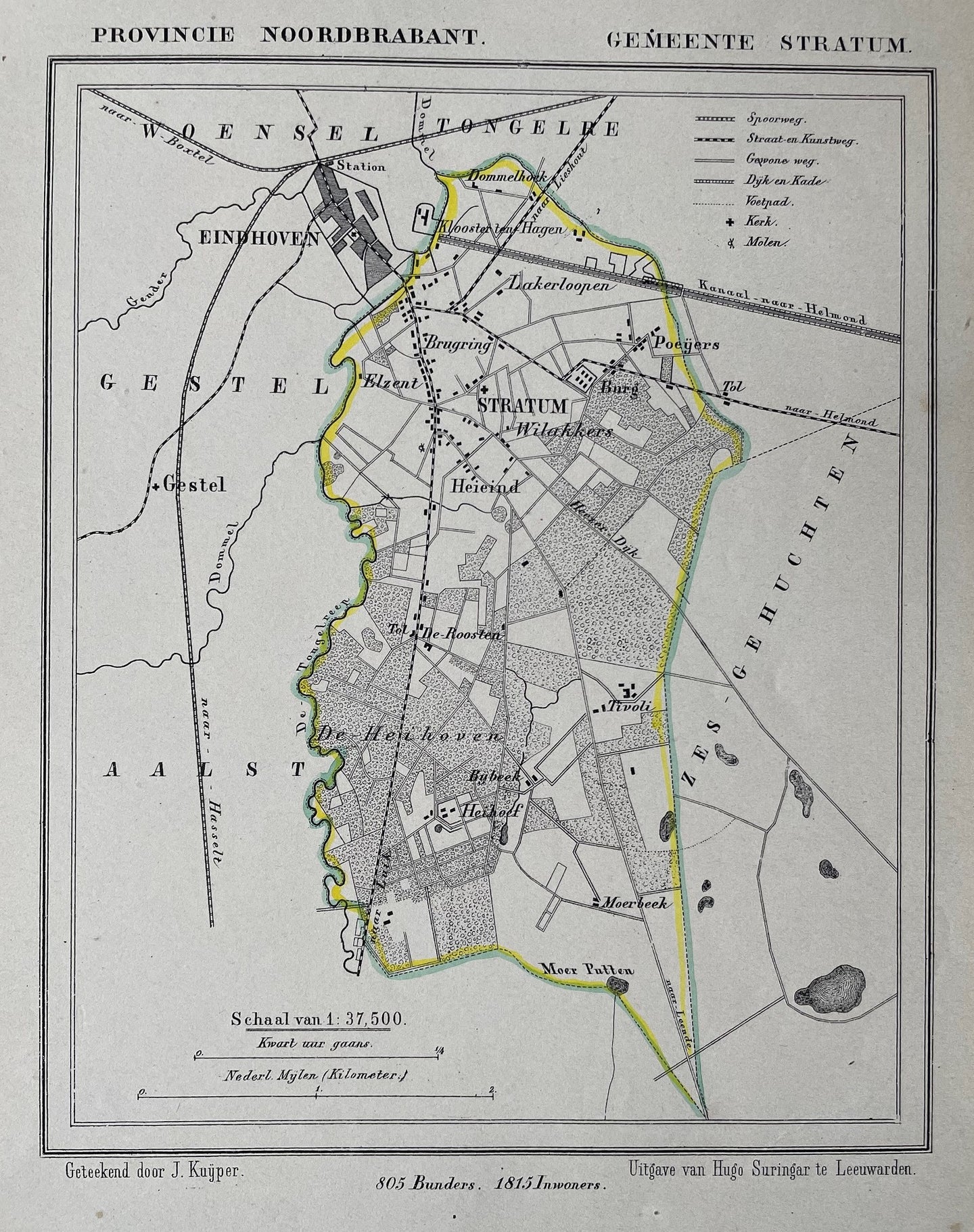 Stratum Eindhoven - J Kuijper / H Suringar - 1865