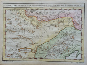 Mongolië Noord-China met Beijing Mongolia - JN Bellin - circa 1757