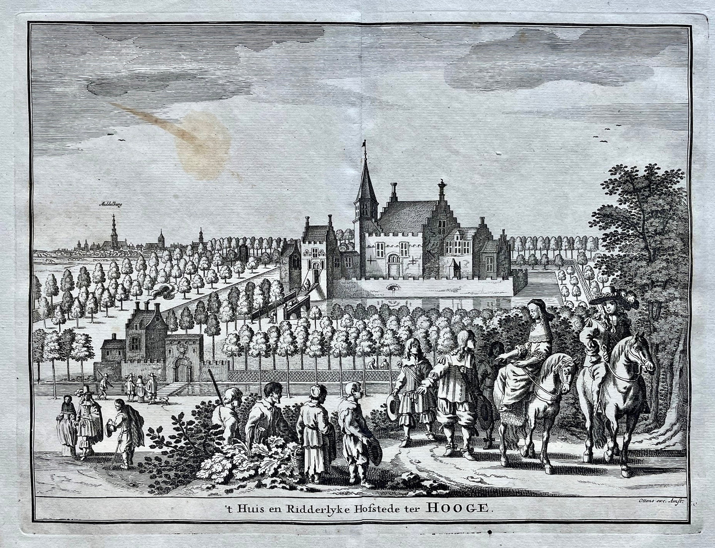 Middelburg Ter Hooge - Ottens - ca. 1725