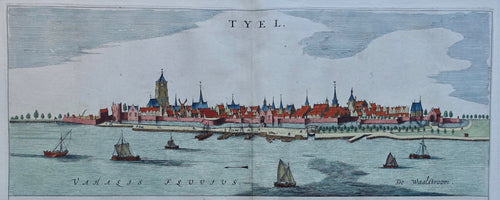 Tiel Panorama - J Blaeu - 1649