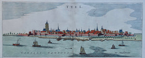 Tiel Panorama - J Blaeu - 1649
