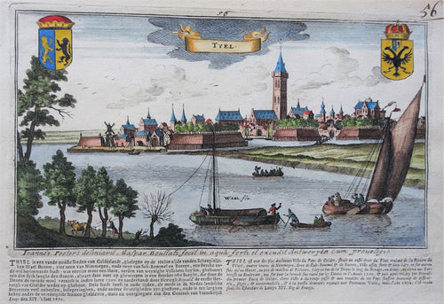 Tiel Gezicht op de stad - J Peeters & C Bouttats - 1674