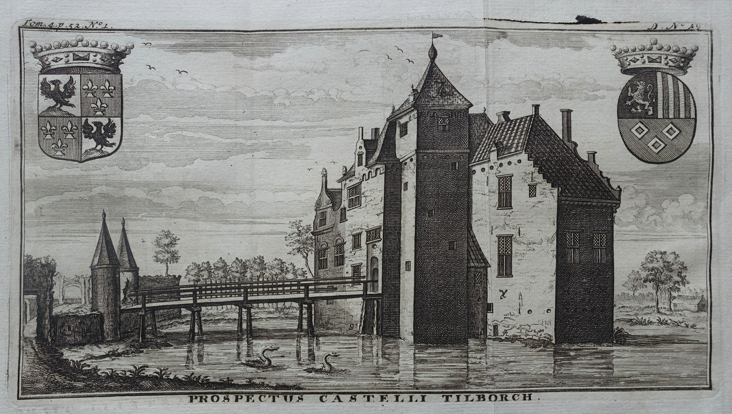 Tilburg Kasteel van Tilburg - H Causé / J le Roy - 1730