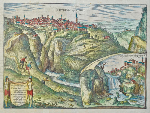 Italië Tivoli Italy - G Braun & F Hogenberg - circa 1588