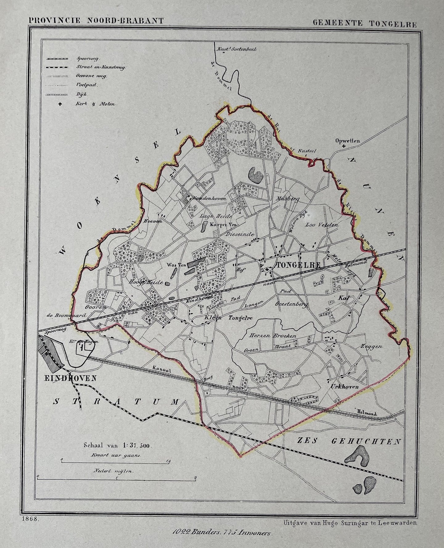 Tongelre Eindhoven - J Kuijper / H Suringar - 1866