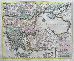 Turkije Griekenland Balkan - J Keizer / I Tirion - 1753