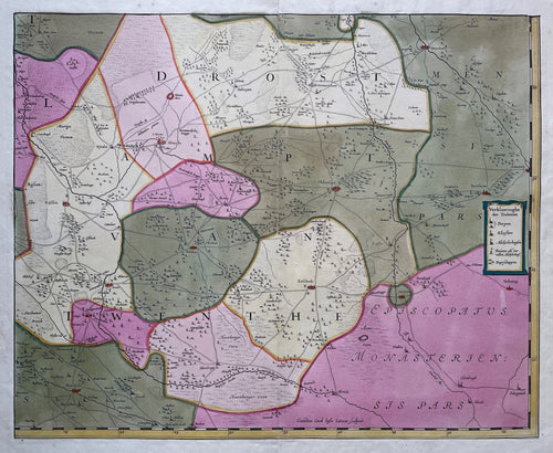 Overijssel Twente Enschede Hengelo Oldenzaal Almelo - Nicolaas ten Have Gerardus Coeck - circa 1652