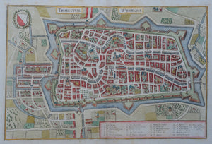 Utrecht Stadsplattegrond - M Merian - 1646