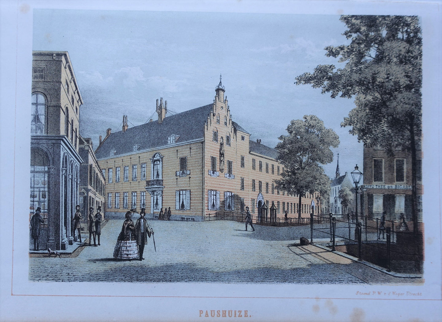 Utrecht Paushuize - FW van de Weijer / JG Broese - 1860