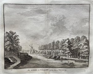 Utrecht Mariawaterpoort - H Spilman - ca. 1750