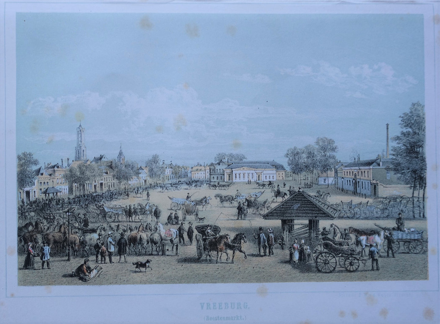 Utrecht Vreeburg - FW van de Weijer / JG Broese - 1860