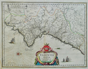 Spanje Valencia Spain - WJ en J Blaeu - 1642