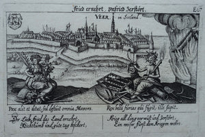 Veere Aanzicht - D Meisner - 1625