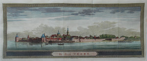 Veere Aanzicht vanuit zee - JC Philips - 1752