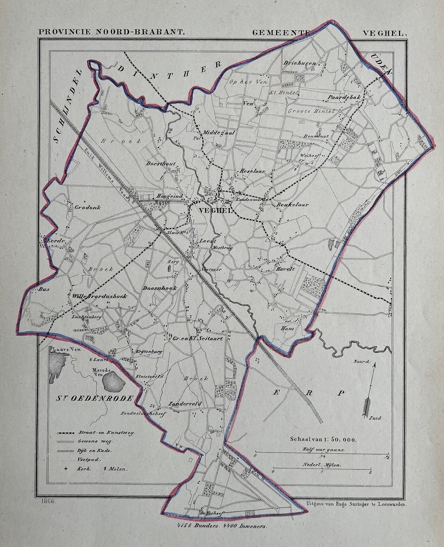 Veghel - J Kuijper / H Suringar - 1866
