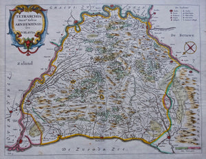 Gelderland Veluwe - N van Geelkercken / JI Pontanus - 1639