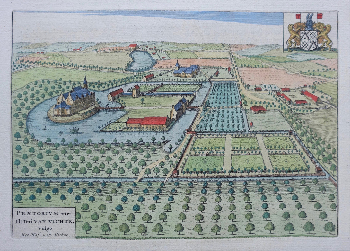 België Vichte Belgium - J Blaeu - 1649