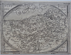 België Vlaanderen Belgium Flanders  - Frans Hogenberg - circa 1585