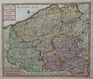 België Vlaanderen Henegouwen - I Tirion - ca 1740